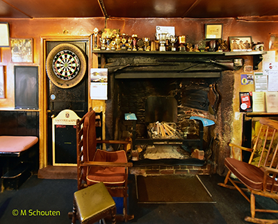 Fireplace In Public Bar.  by Michael Schouten. Published on 